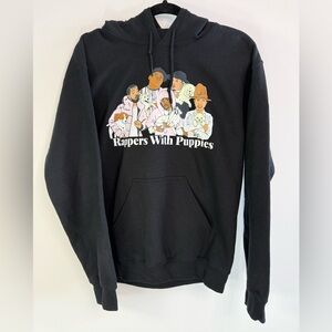 #22 Dog Limited Black Men's (Unisex) Hoodie Sweatshirt - Small